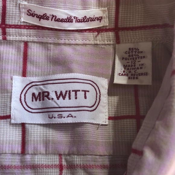 Vtg Mr. Witt USA button down shirt - Picture 3 of 6